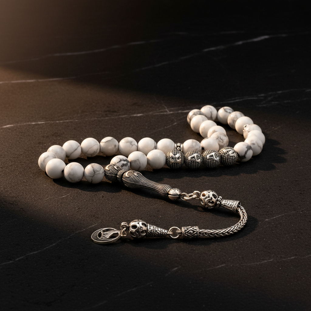 TEVLİT STONE ISLAKİ Three crescent silver design