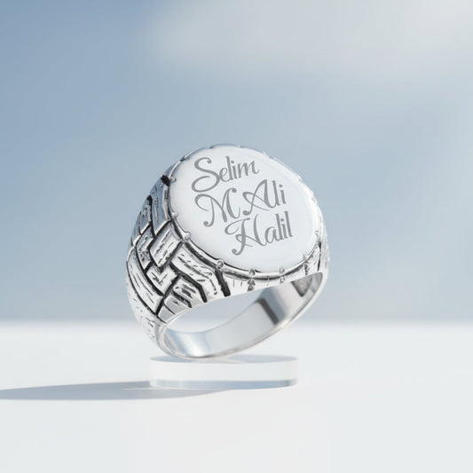 925 Ayar Gümüş isimli Erkek Yüzük
