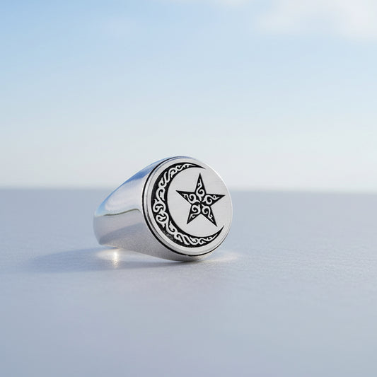 925 Sterling Silver Ayyıldız Modèle Model's Ring