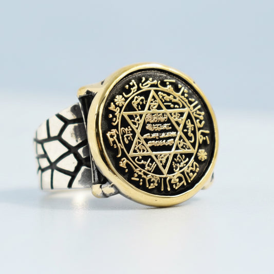 925 Anneau Sceyman de phoque argentée sterling