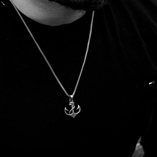 Ancre de mer 925 Collier en argent sterling