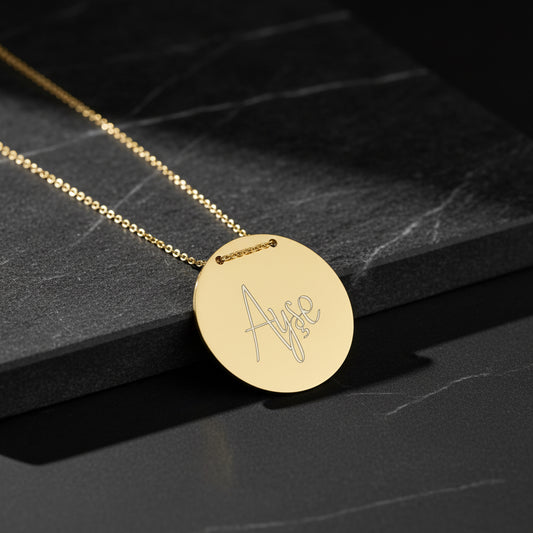 925 Ayar Gümüş Kişiye Özel İsimli Kolye