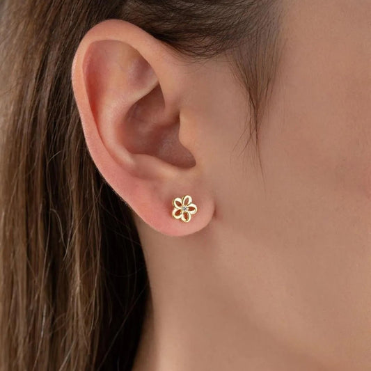 Petite Bloom - 925 Sterling Silver Earrings