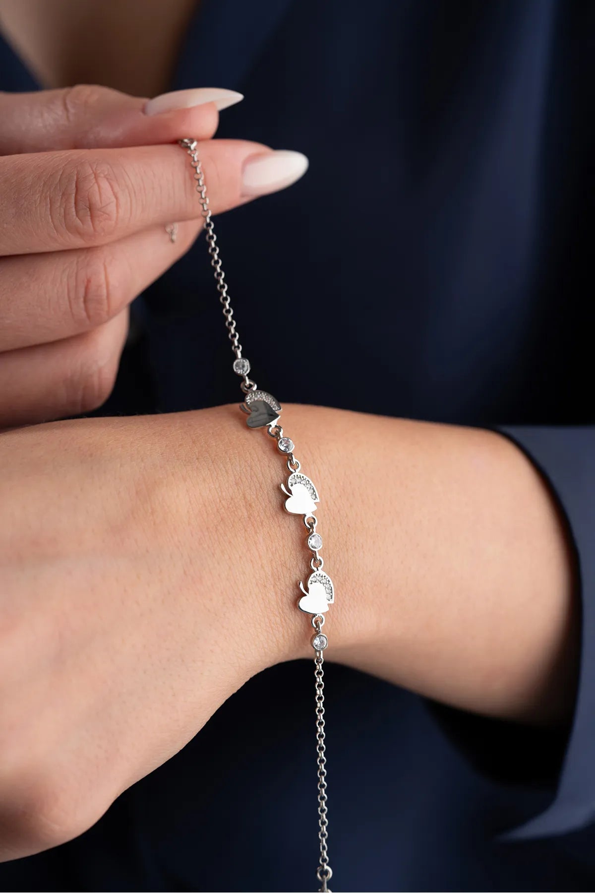 Bracelet en argent sterling de Love Apple 925