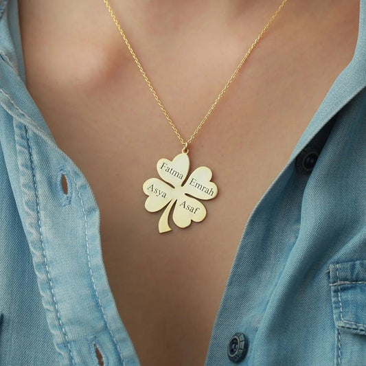 Anneler Günü Kişiye Özel Yonca İsim Kolye