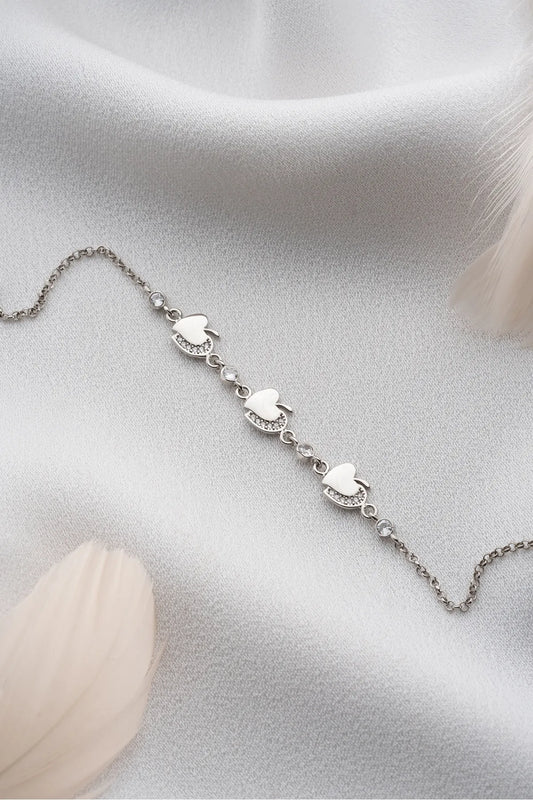 Bracelet en argent sterling de Love Apple 925