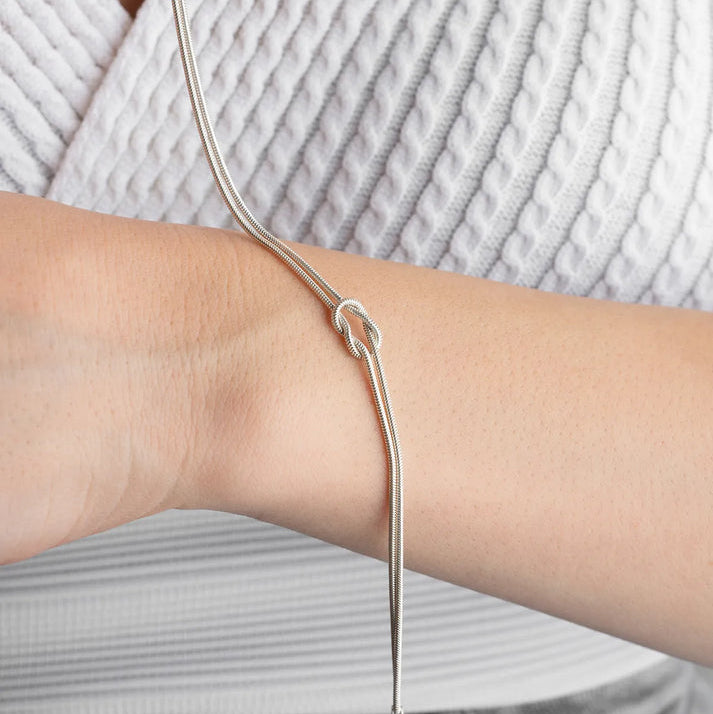 Love Knot 925 Ayar Gümüş Bileklik