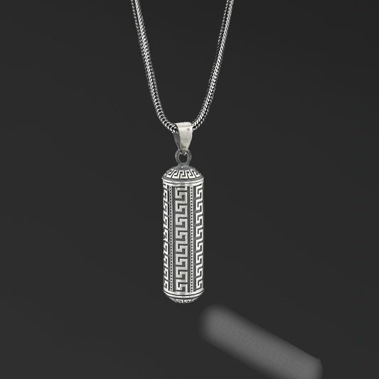925 Collier à tasse d'amulette en argent sterling