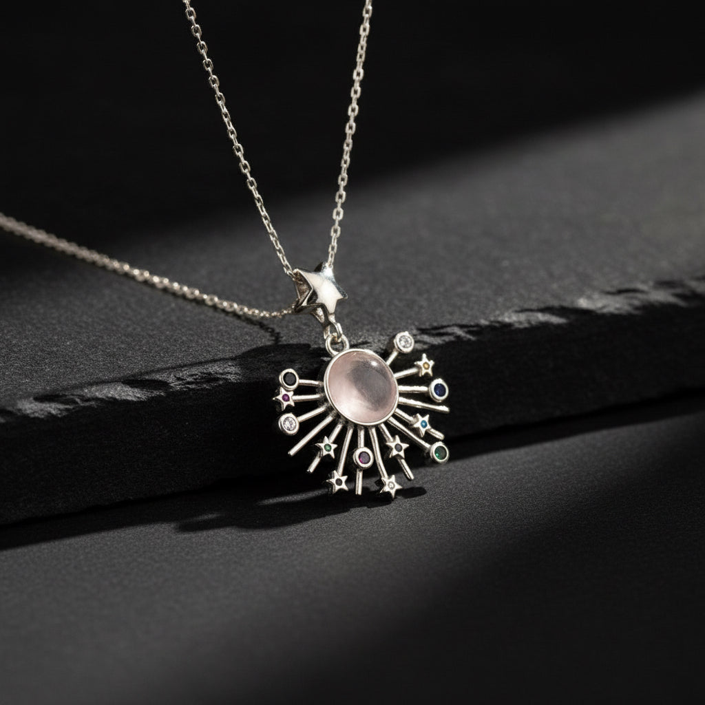 Milky Way met en vedette le collier en argent