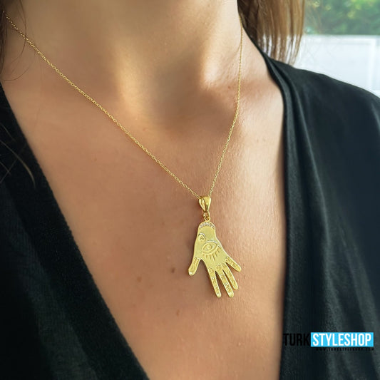 Collier en argent chanceux