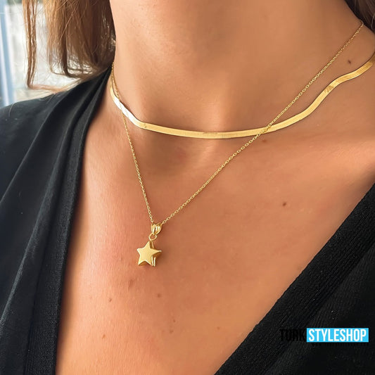 Little Star Silver Necklace