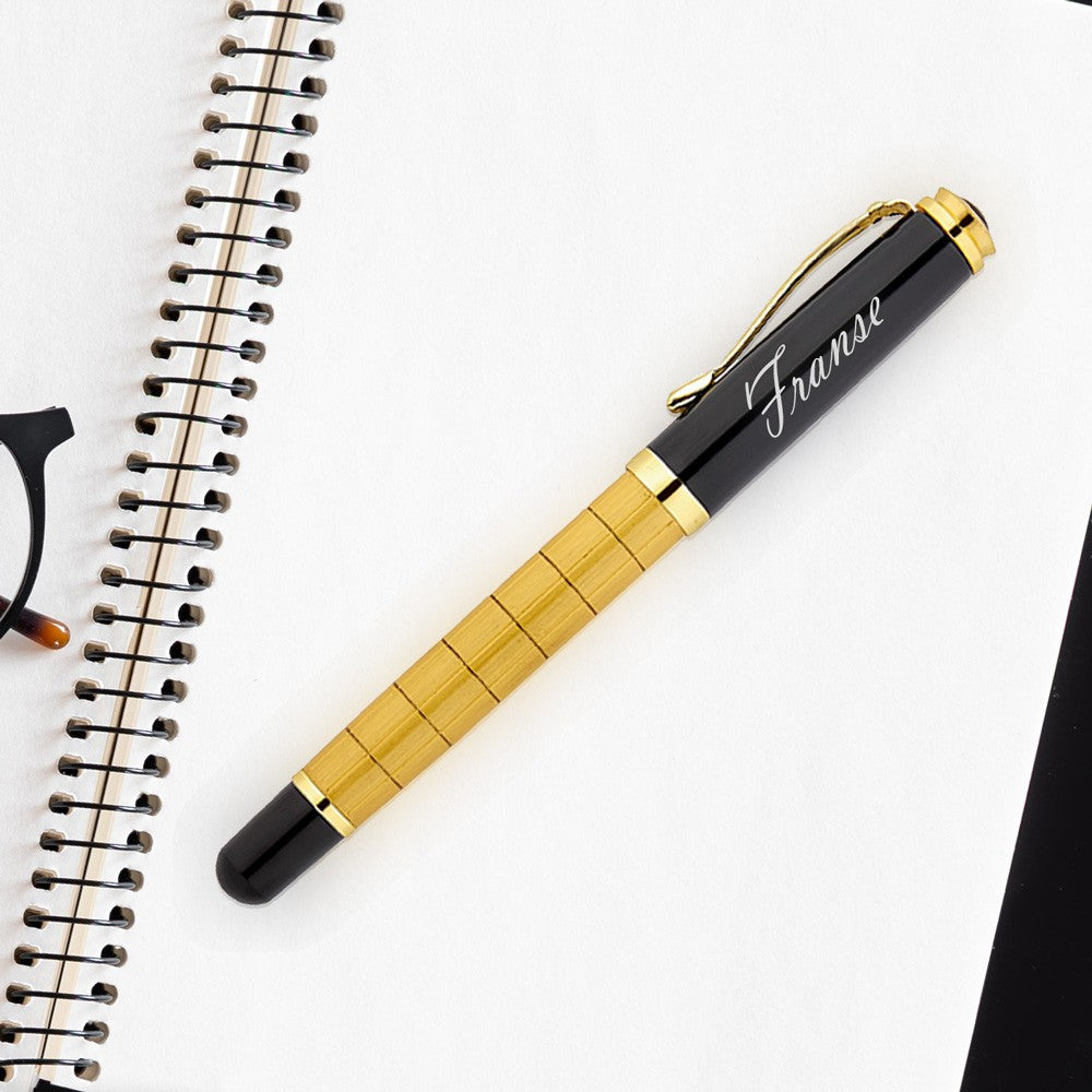 Named roles pencil and note written wooden box set