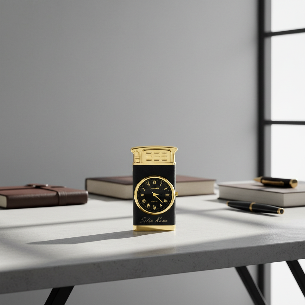 Personalized clock design named lighter