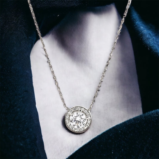 Single stone necklace