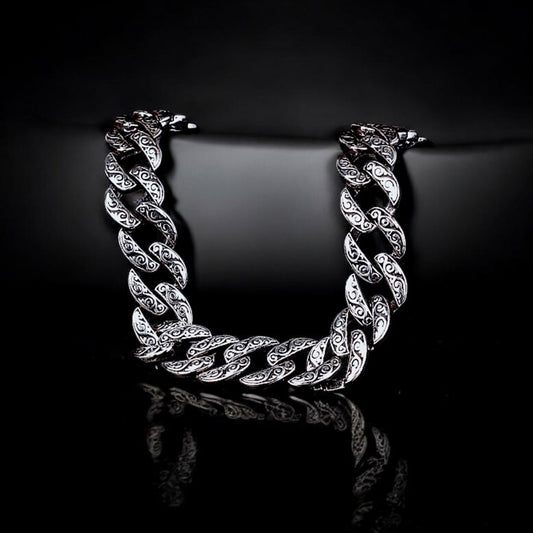 Naxio Elegant Silver à broder Bracelet (10 mm)