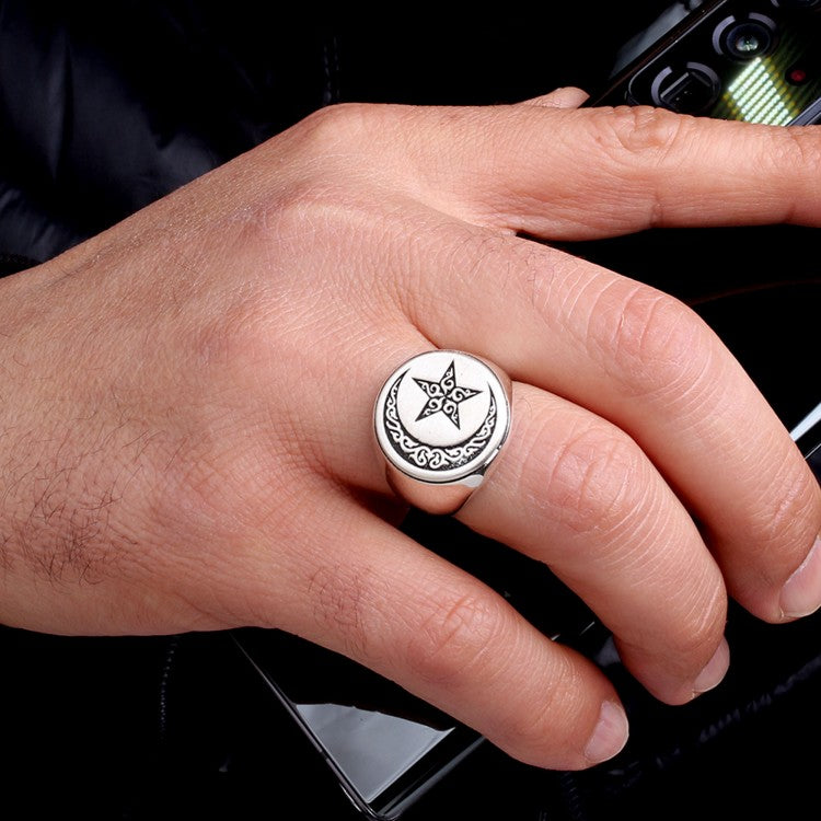 925 Sterling Silver Ayyıldız Modèle Model's Ring