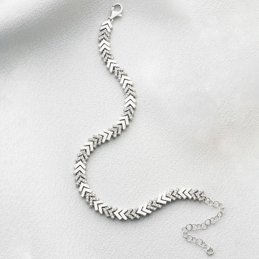 925 Bracelet en pierre en argent sterling