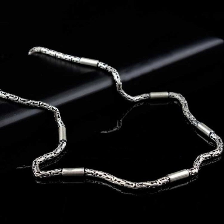 925 Sterling Silver King Chain Necklace