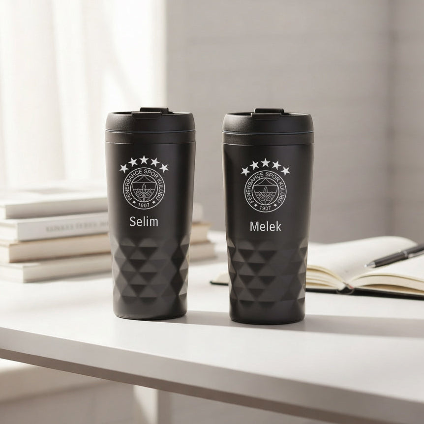 Becher Edelstahl beschriften lassen Set