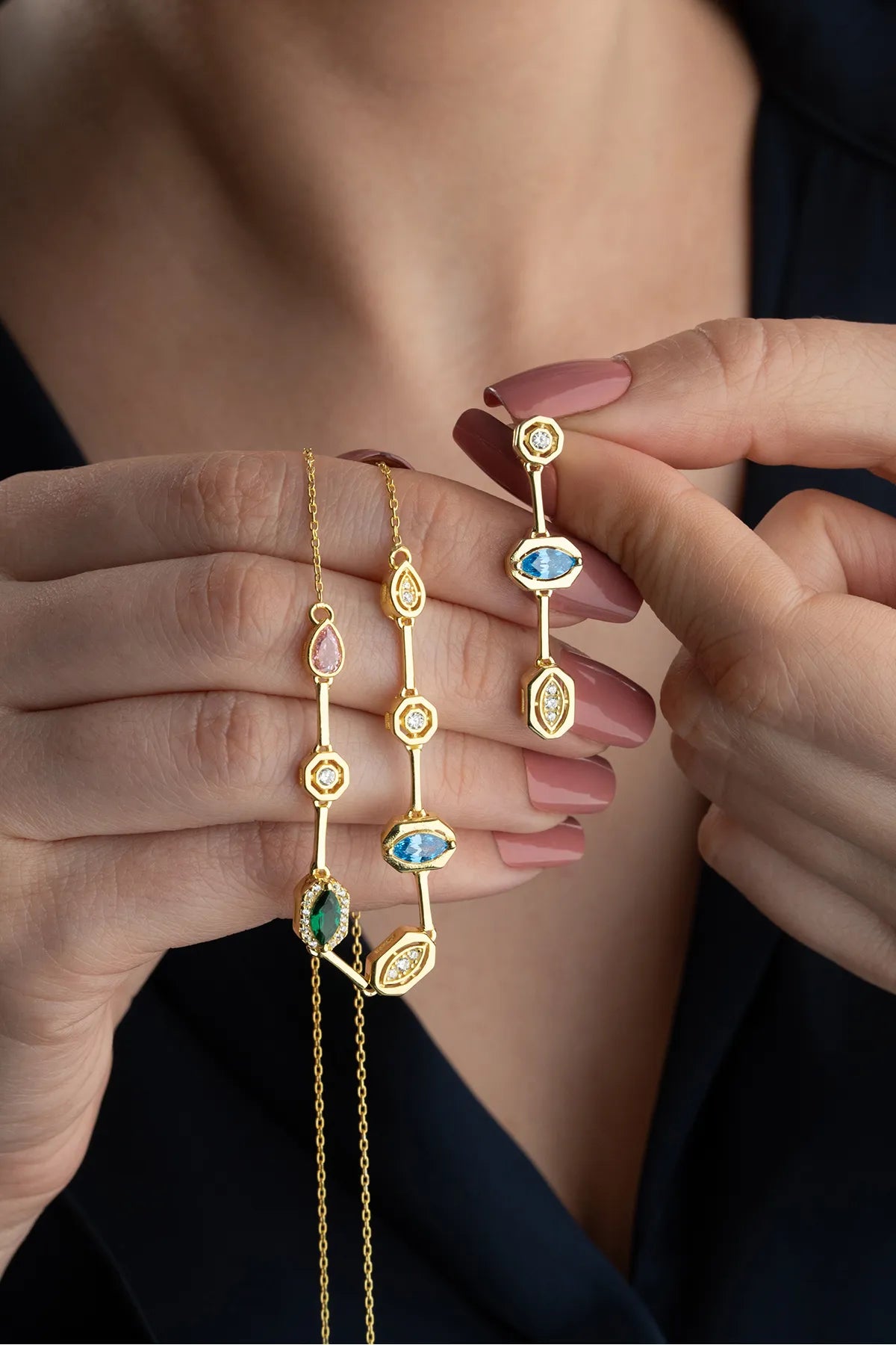 Serenay Set - 925 Sterling Silver