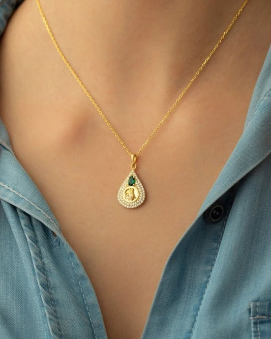 Tuğralı Kolye - 925 Ayar Gümüş