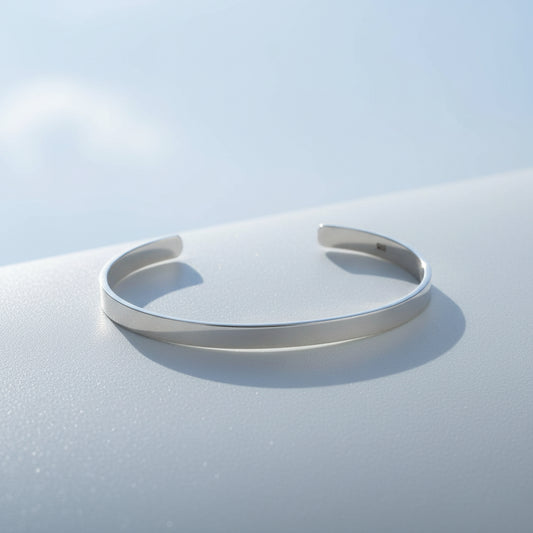 Lunor Cuff – Erkek 925 Ayar Gümüş Kelepçe Bileklik