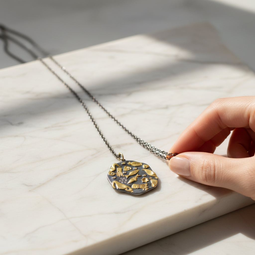 Ocean's dance necklace