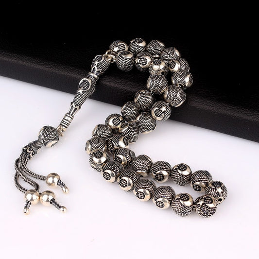 Ayyıldız Model 925 Ayar Gümüş Tesbih