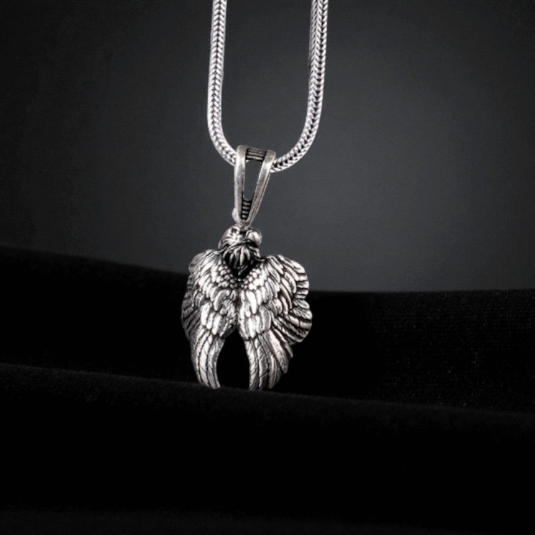 925er Silberkette mit Adler-Anhänger