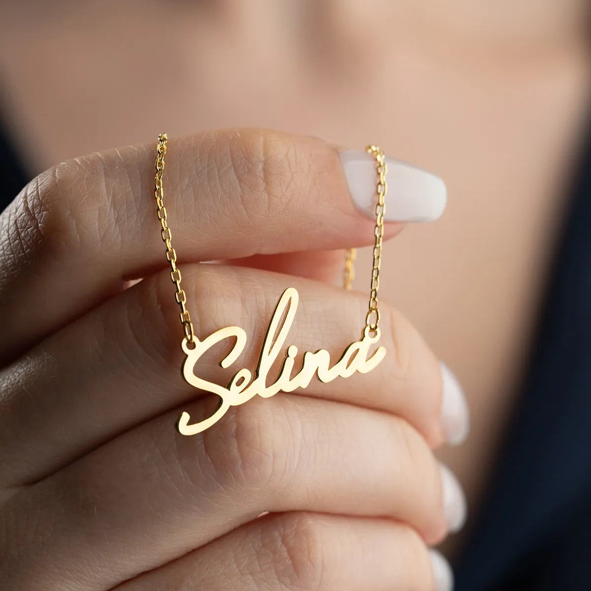 925 Sterling Silver Personalized Name Necklace for Women