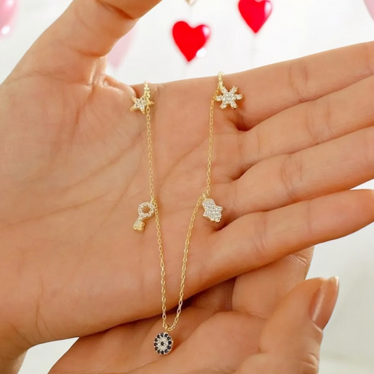 Şans Kolyesi 925 Ayar Gümüş