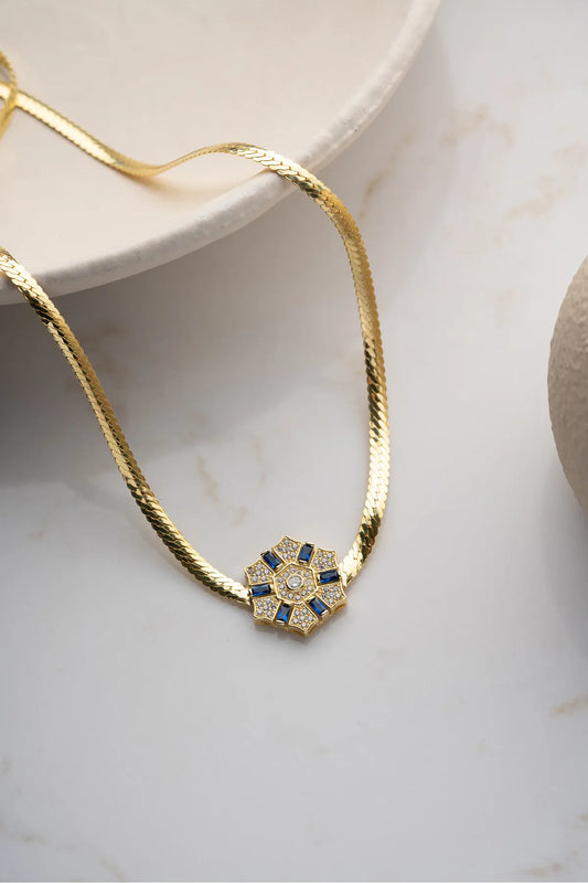 Şeyma 925 Ayar Gümüş Kolye -1