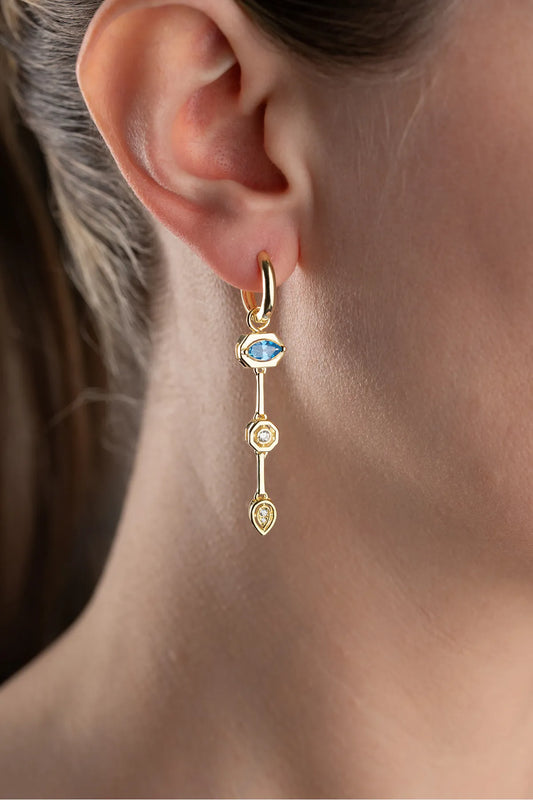 925 Ayar Gümüş Serenay Küpe