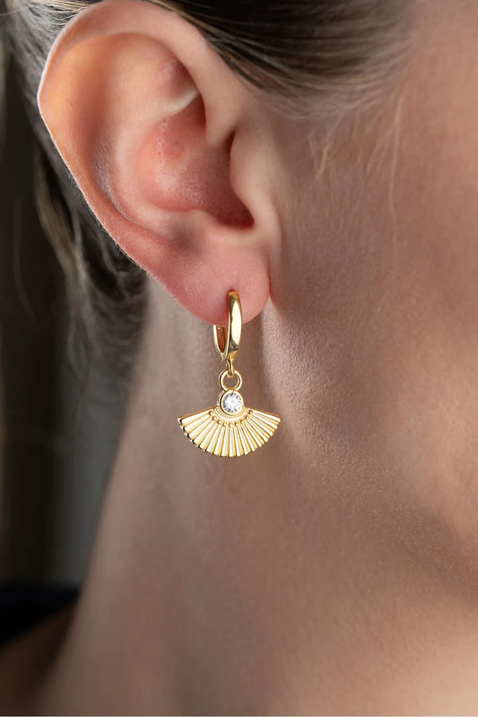 925 Ayar Gümüş Zirkon Taşlı Küpe