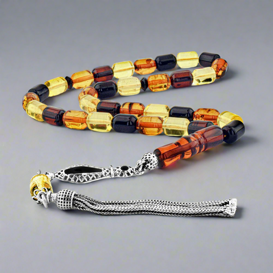 Capsule de mélange de couleurs coupant l'ambre de goutte naturelle