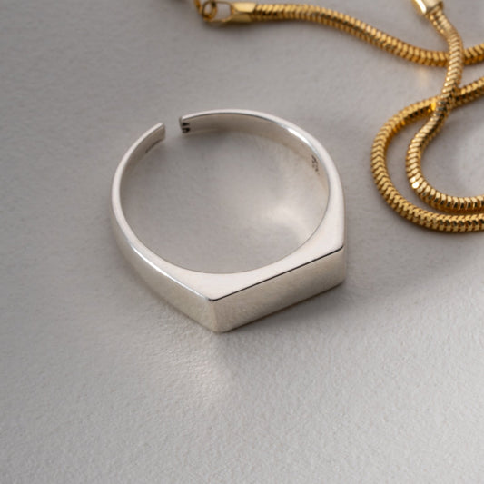 925 Gümüş Minimal Yüzük