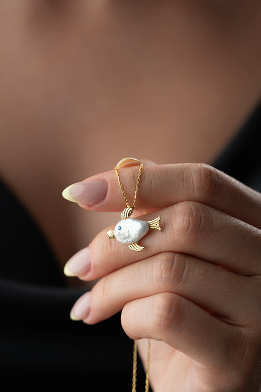 Marbliss Balık Kolye