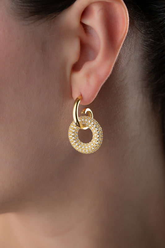 Boucles d'oreilles en Liva - 925 argent sterling