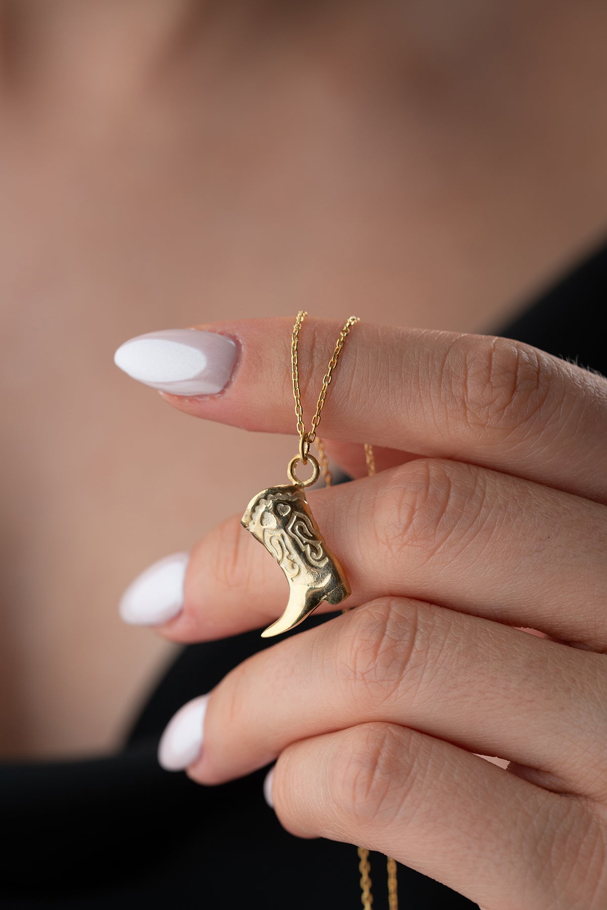 Western Kovboy Çizme Kolye – 925 Ayar Gümüş