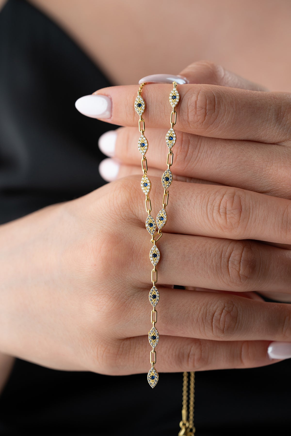 Nazar Y Halskette – 925er Silber