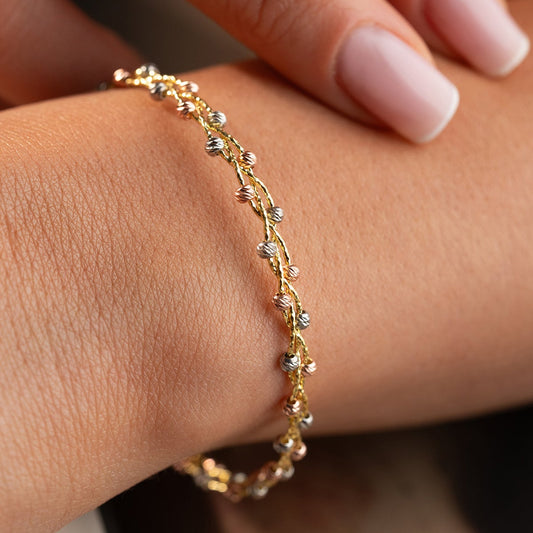Dorika Armband Tricolor | 925 Silber