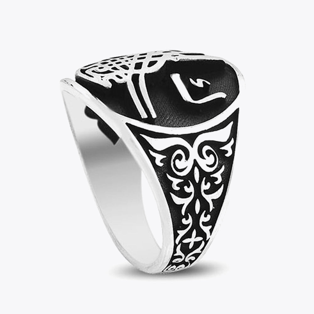 Osmanlı Tuğralı Erkek Gümüş Yüzük