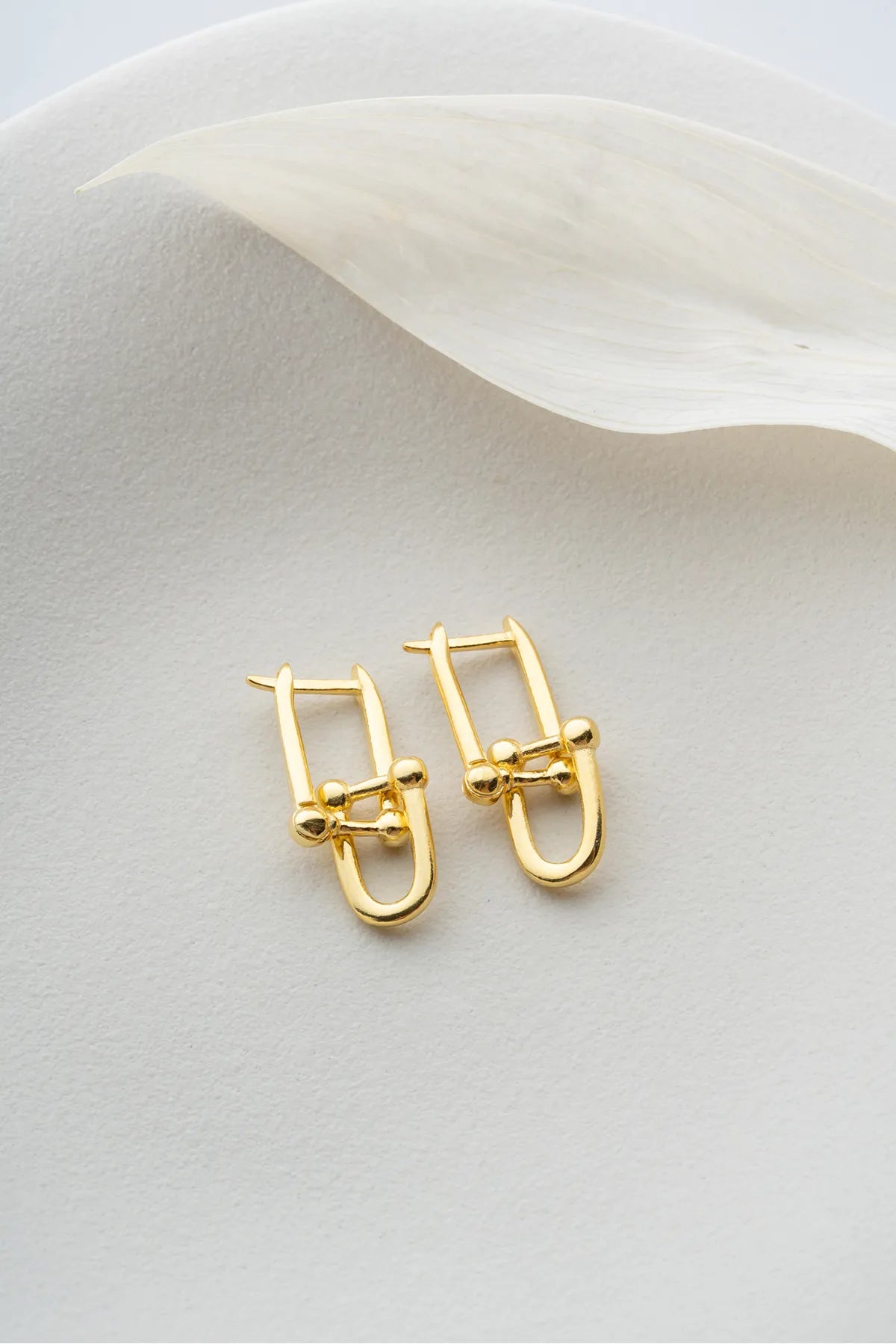 Boucles d'oreilles swinging géométriques modernes - 925 argent sterling