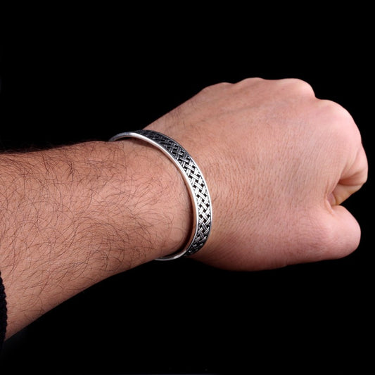 925 Bracelet de serrage en argent sterling (10 mm)