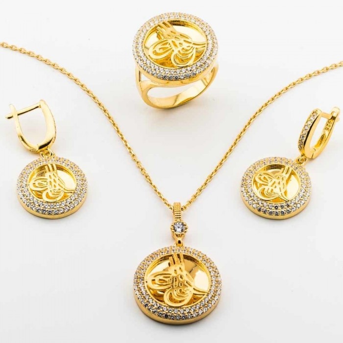 Ottoman Tugra Jewelry Set