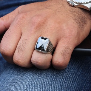 Chandi ki ring hot sale design for man