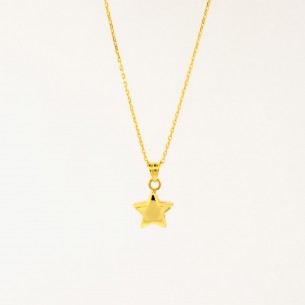 Tiny Star Silver Necklace