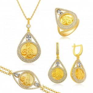 Ottoman Tugra Jewelry Set