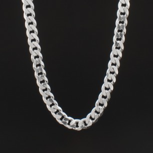 Cuban Chain Necklace 6 mm -...