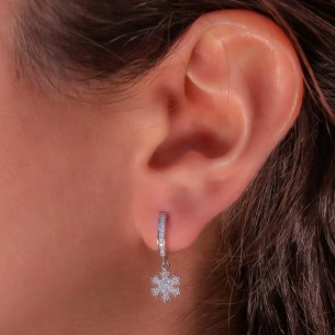 Snow Design 925 Sterling Silver Earrings